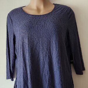 Simply Vera Vera Wang burnout top sz XXL soft blue NWT